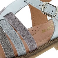 Sandalia niña tiras glitter Clarys 6132 foto 8