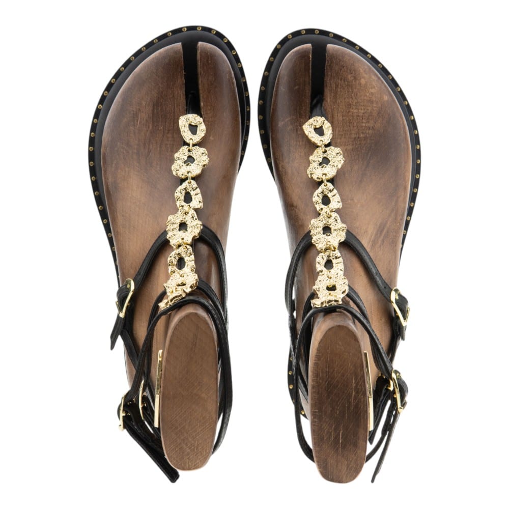 Sandalias Romanas Mujer Caryatis - Diseño Griego Exclusivo foto 2