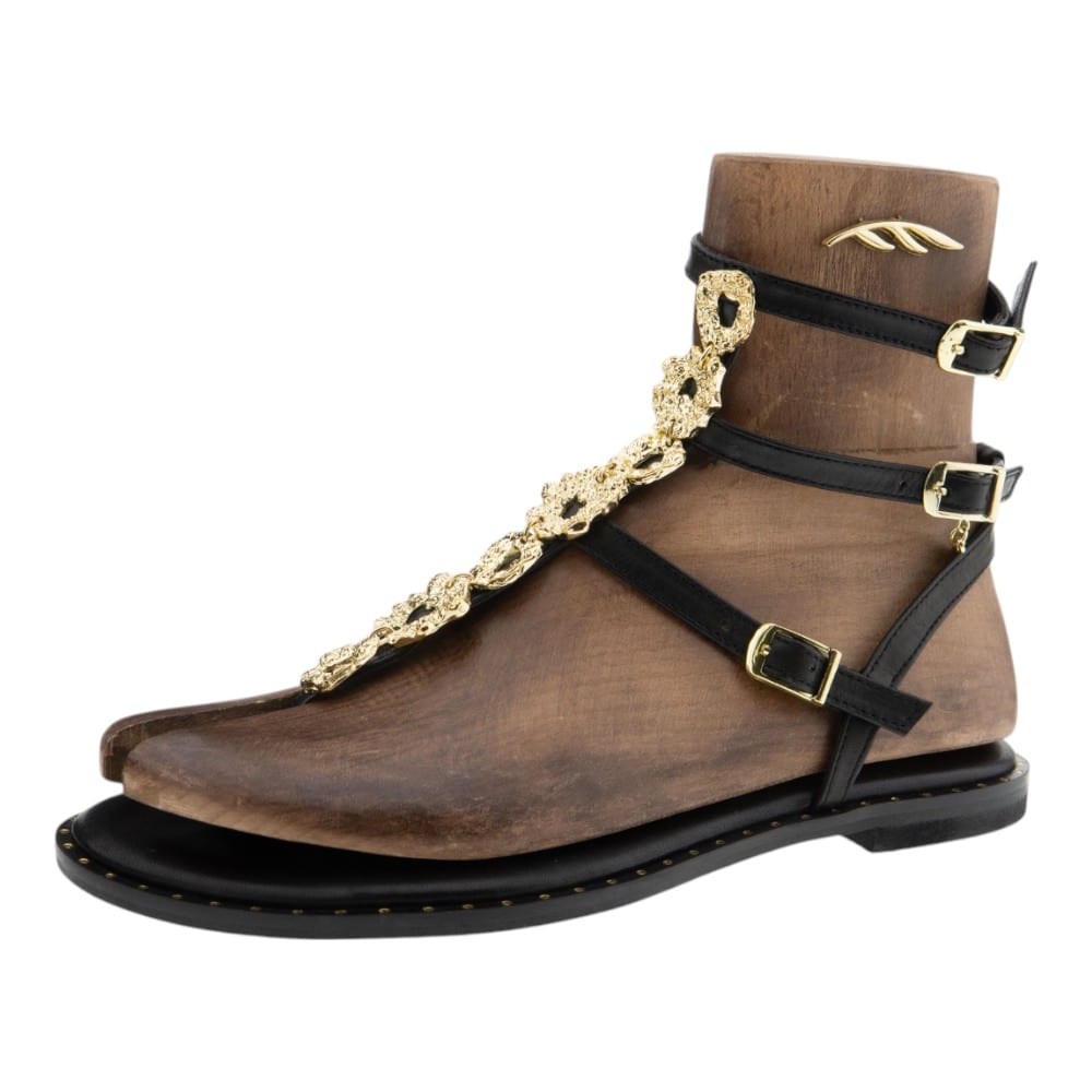 Sandalias Romanas Mujer Caryatis - Diseño Griego Exclusivo foto 3