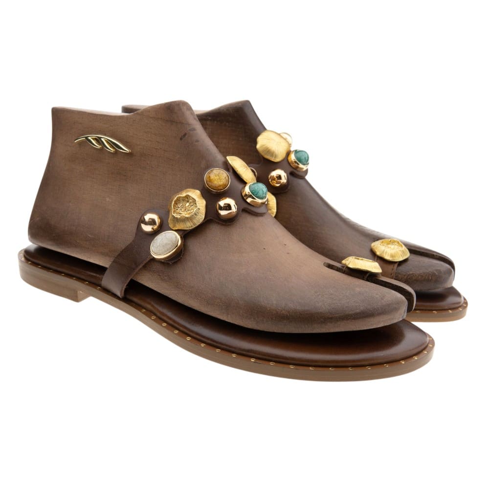 Sandalias griegas dedo adornos Caryatis 62142