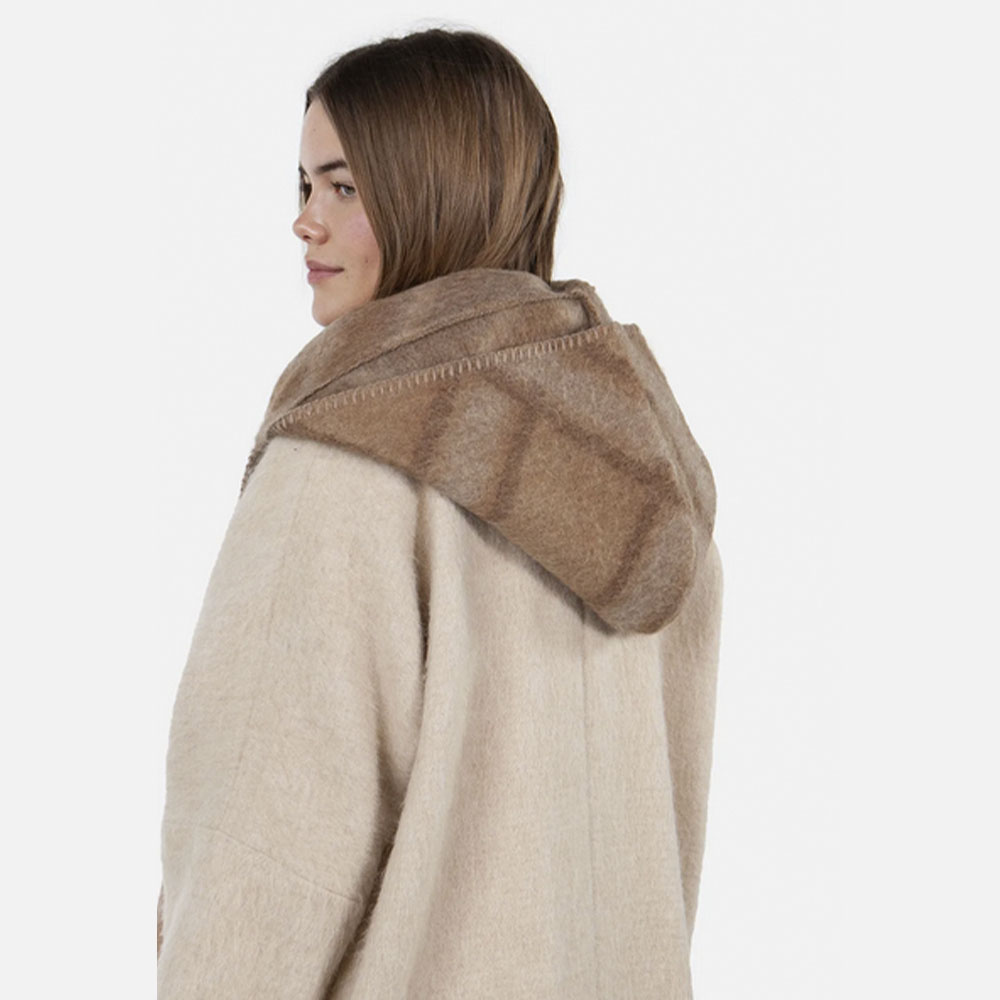 Bufanda invierno mujer suave Barts con capucha  foto 2