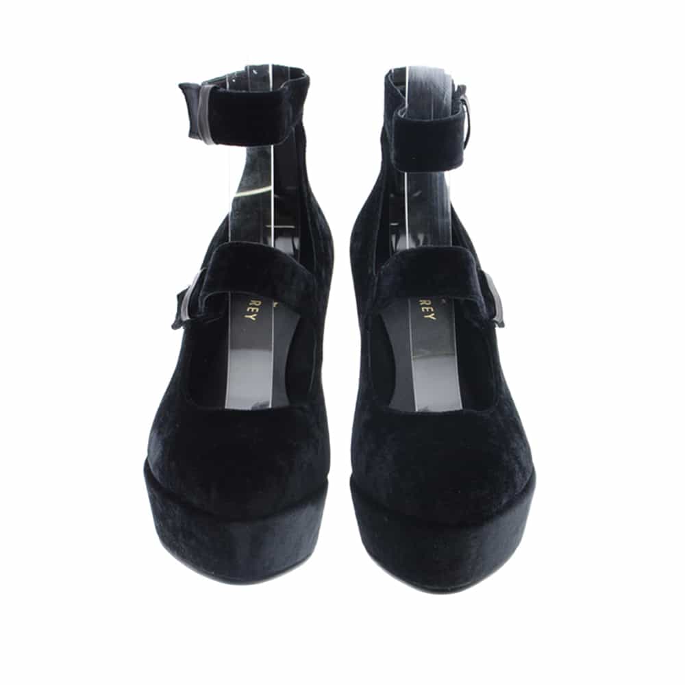 Zapato salón terciopelo pulsera Marisa Rey 64160 Negro foto 2
