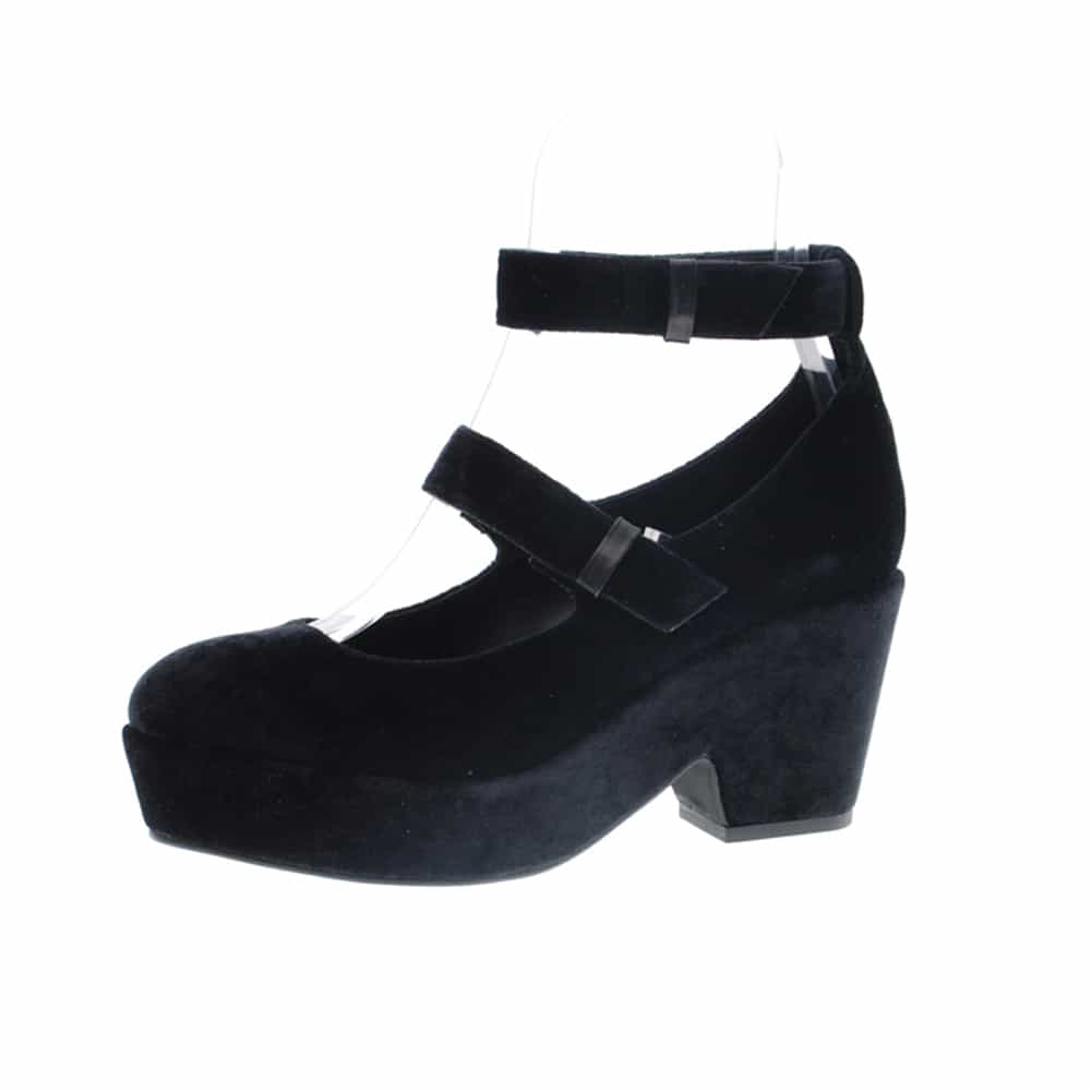 Zapato salón terciopelo pulsera Marisa Rey 64160 Negro foto 3