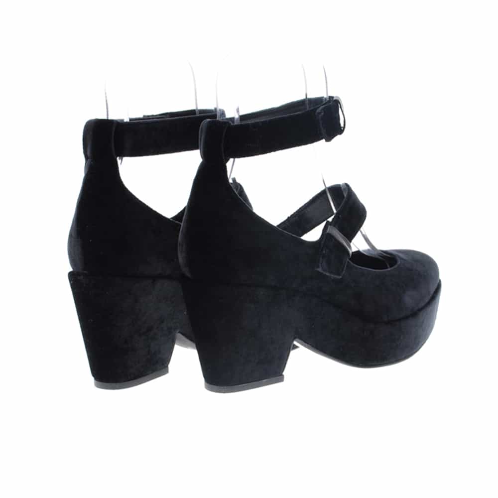 Zapato salón terciopelo pulsera Marisa Rey 64160 Negro foto 4