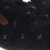 Slippers negros flores Marisa Rey 64186 foto 5
