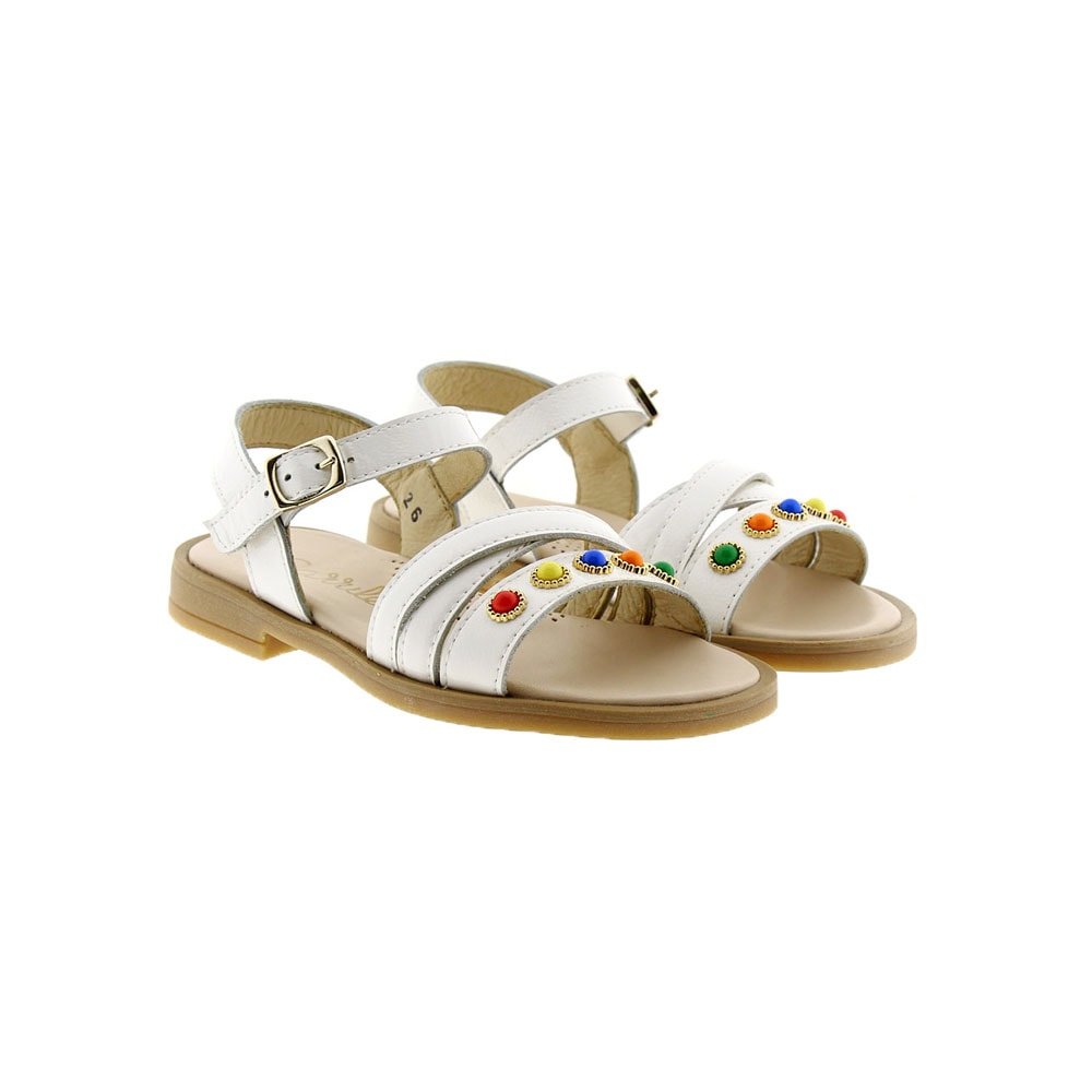 Sandalias niña piedras colores Clarys 6496