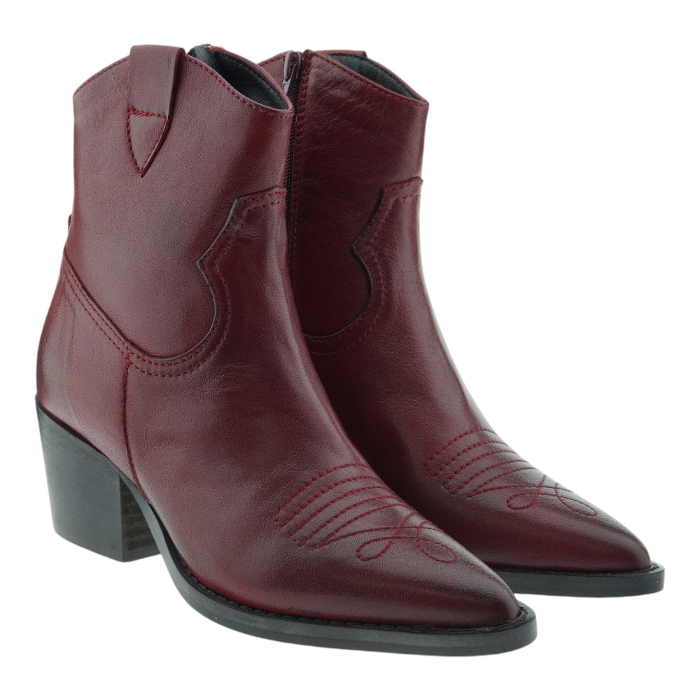 Botines Mujer Camperos Burdeos Vexed 6540