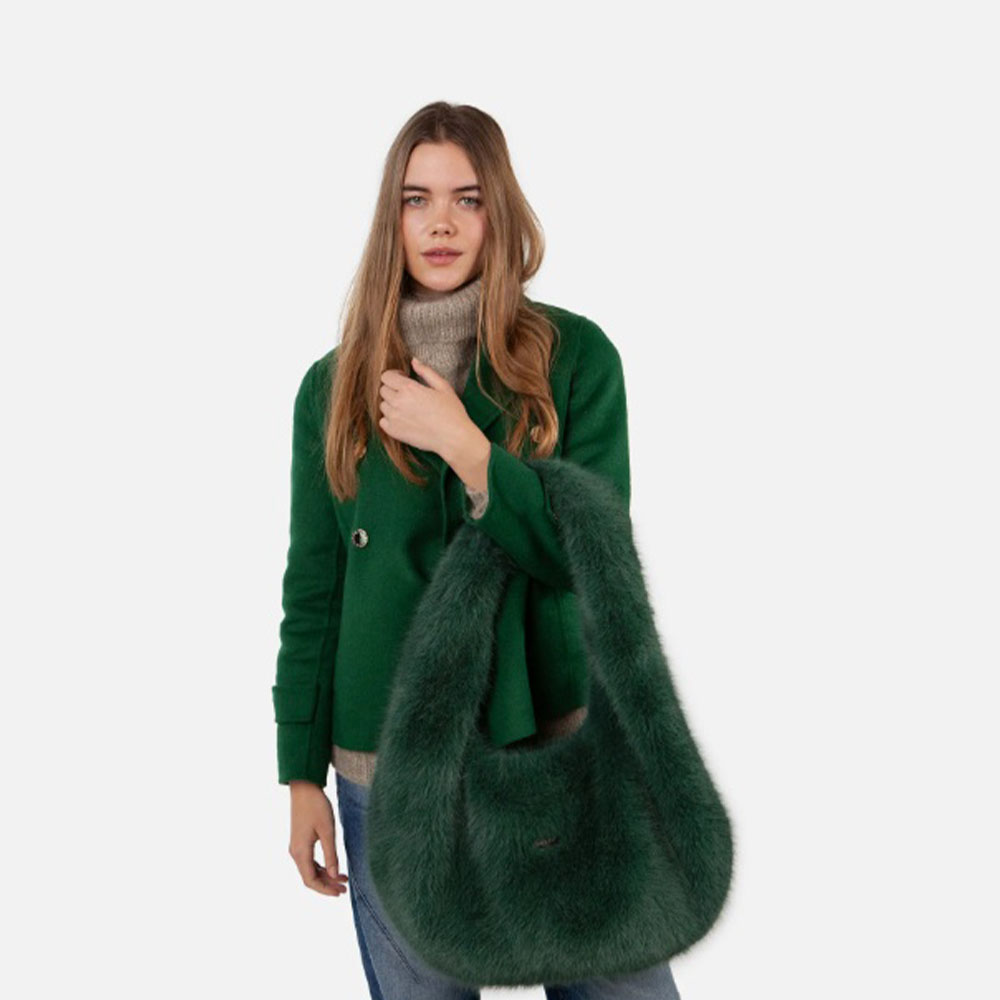 Bolso pelo verde o beig mujer Barts suave y original foto 2