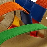 Sandalias tiras elásticas multicolor Clarys 6581 foto 5