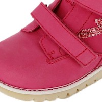 Botas piel velcro horma especial glitter Mendivil 717 foto 3