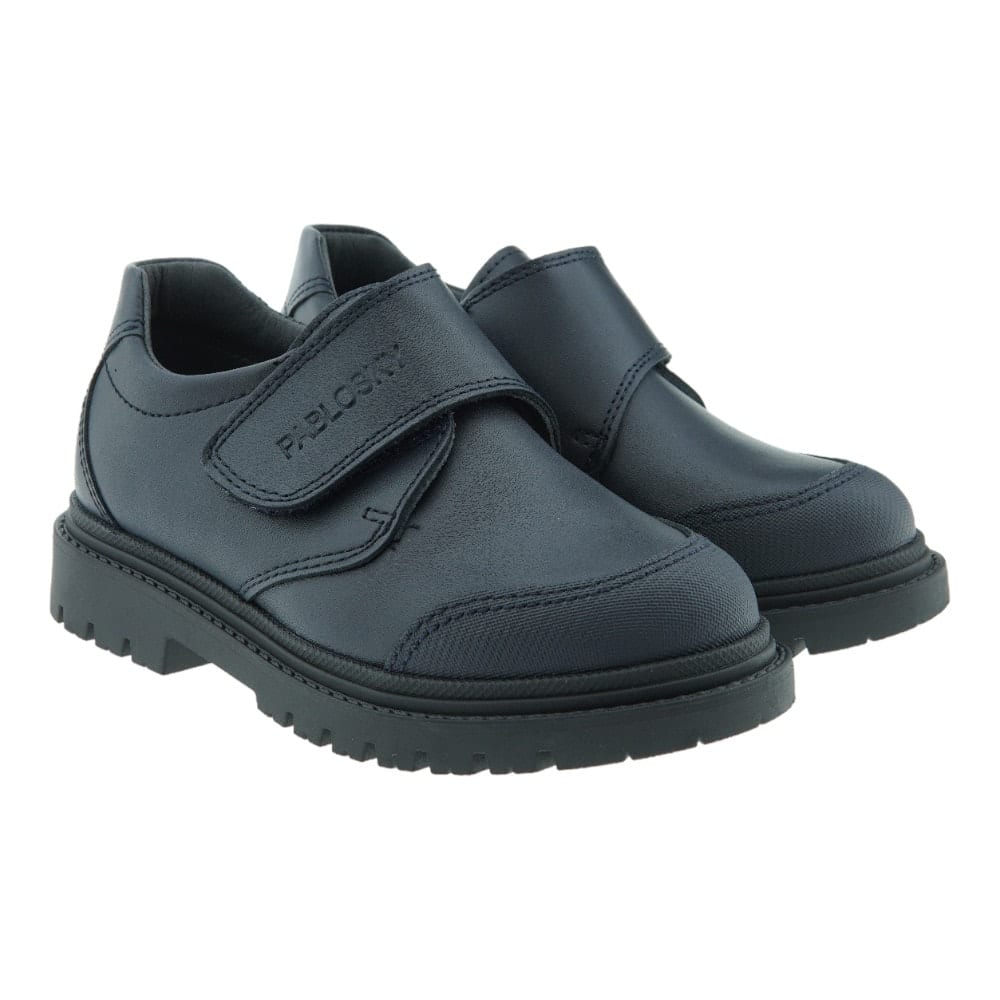 Zapato colegial velcro azul Pablosky 725820