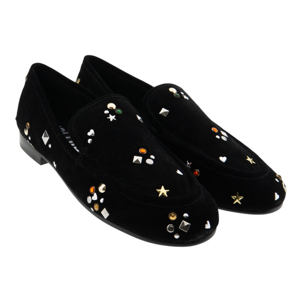 Mocasines negros ante mujer Bibilou 787Z60VK