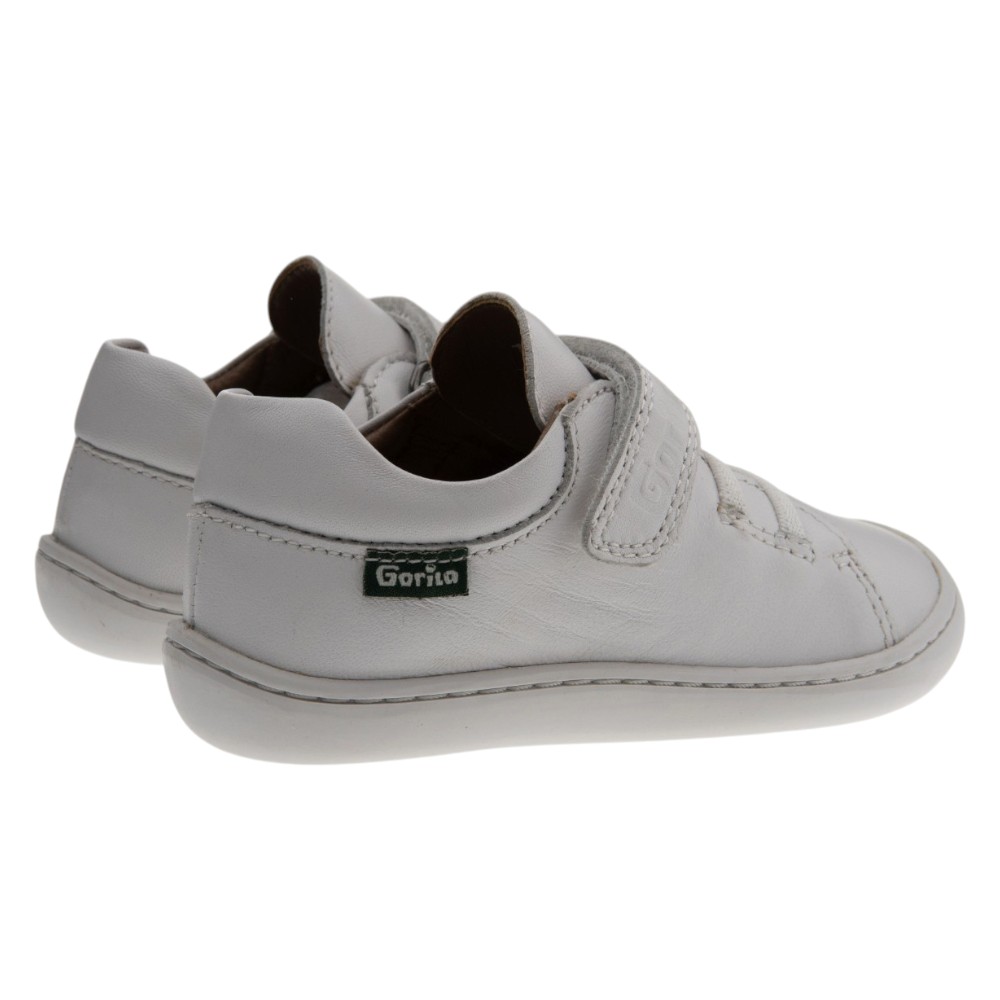 Zapatillas Blancas o Azules Piel Respetuosas Bebé Gorila foto 4