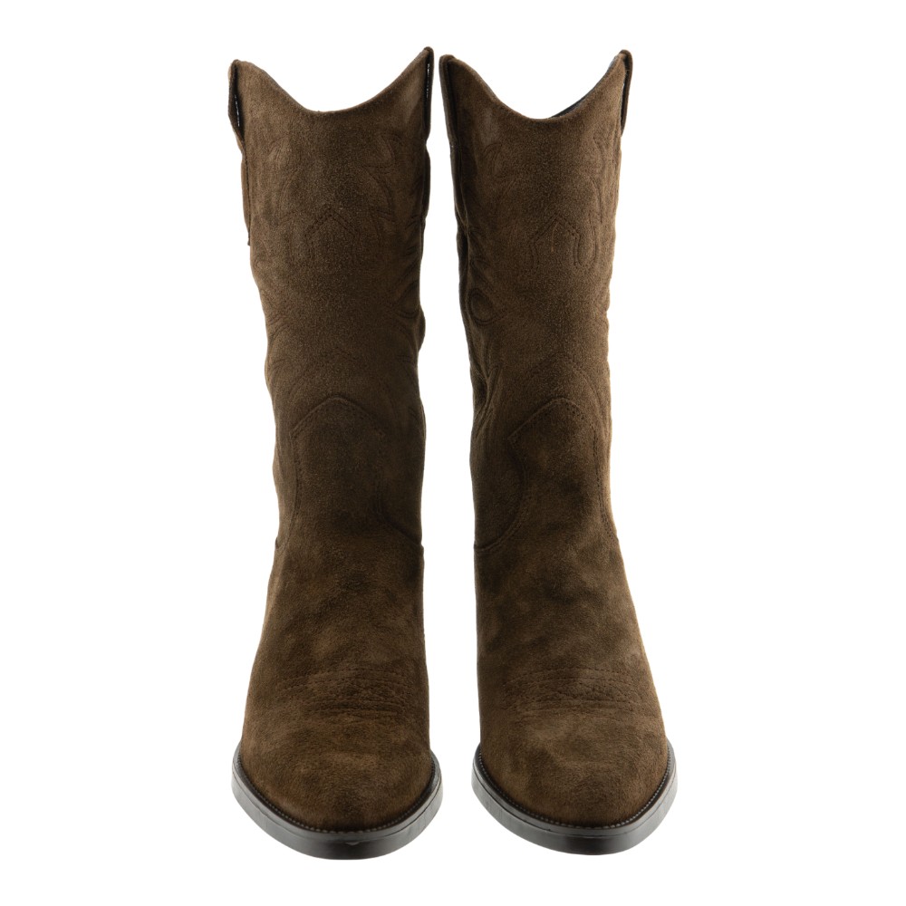 Botas camperas ante cuero o marrón – Viguera foto 2