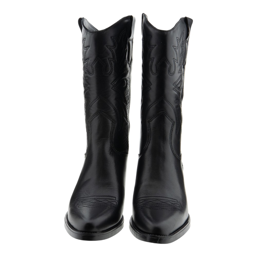 Botas cowboy negras mujer – Viguera foto 2