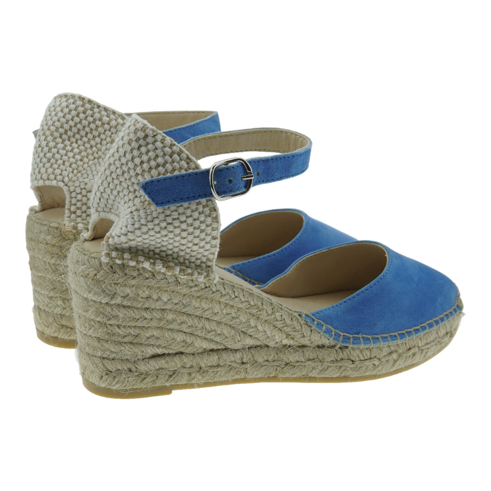 Alpargatas cerradas piel ante cuña Natural World 8150 foto 4