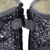 Botines niña ante y glitter Eb 850TT foto 6