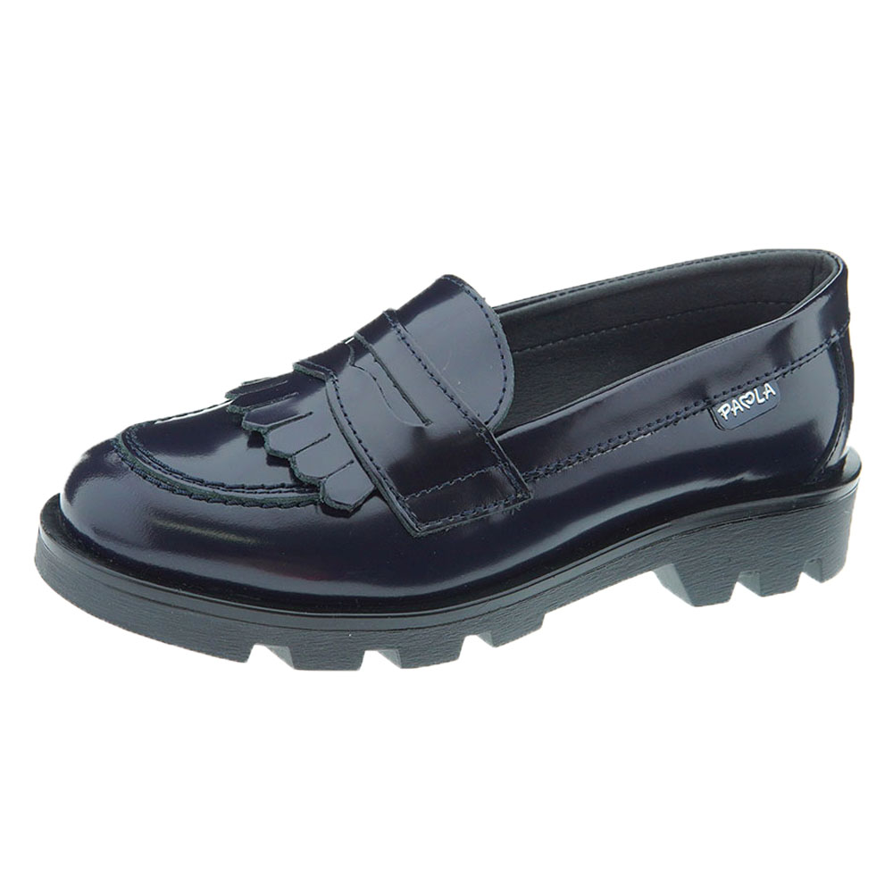 Mocasines colegio niña flecos Pablosky 854121 foto 3