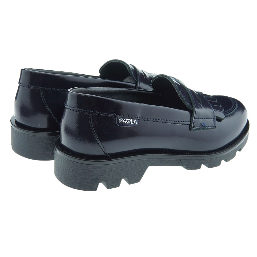 Mocasines colegio niña flecos Pablosky 854121 foto 4