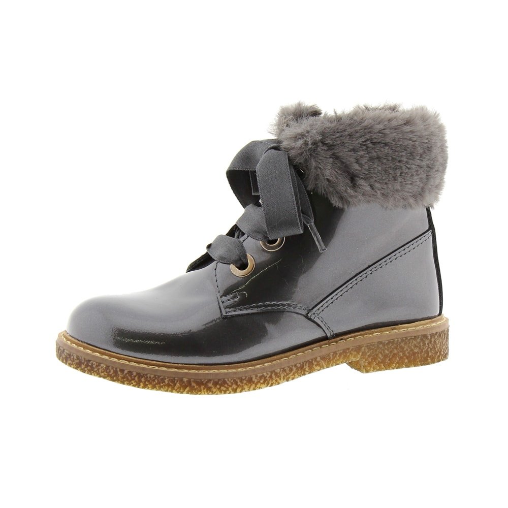 Botines charol pelito Clarys 8655 foto 3