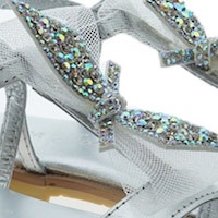 Sandalias niña metalizadas lazo Oca Loca 8780 foto 6