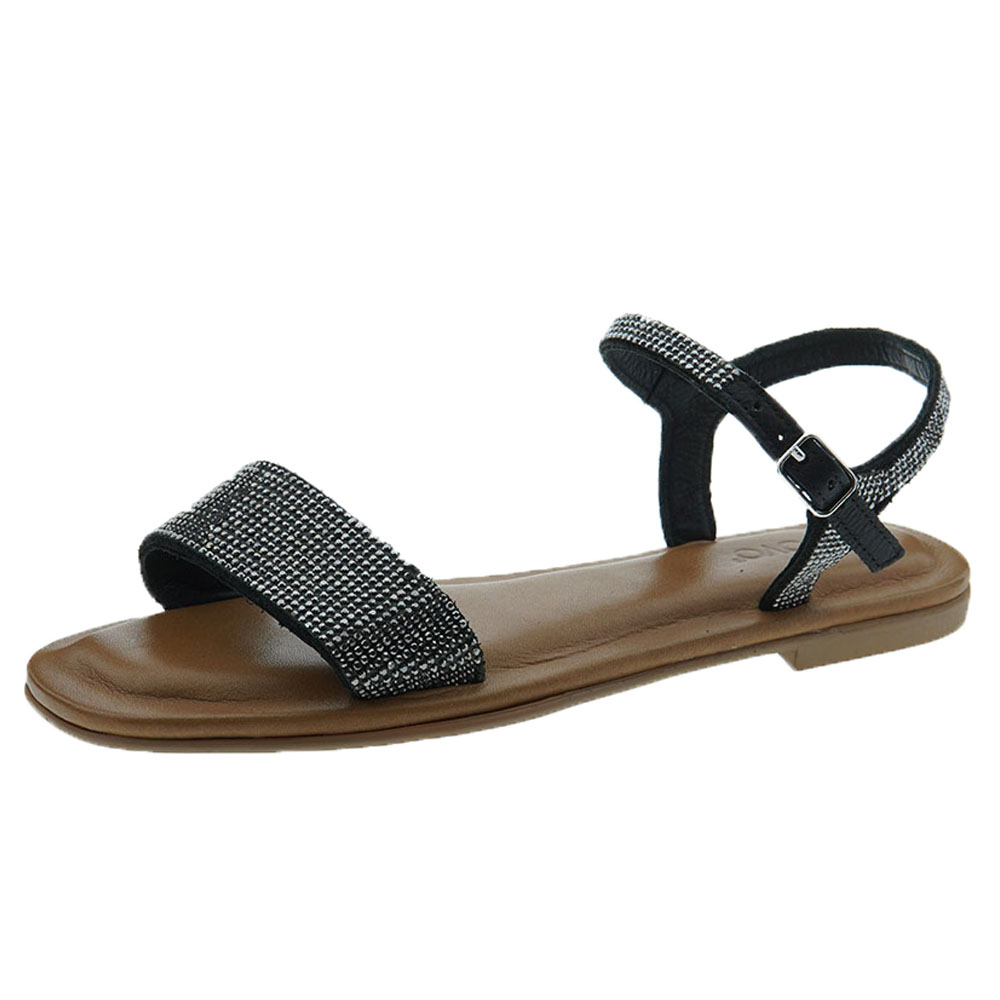 Sandalias planas mujer strass Inuovo 904003 foto 3
