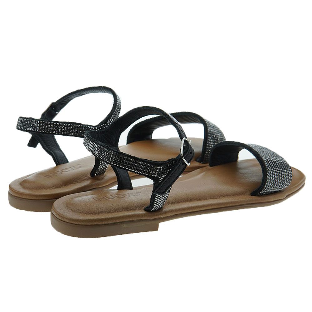 Sandalias planas mujer strass Inuovo 904003 foto 4