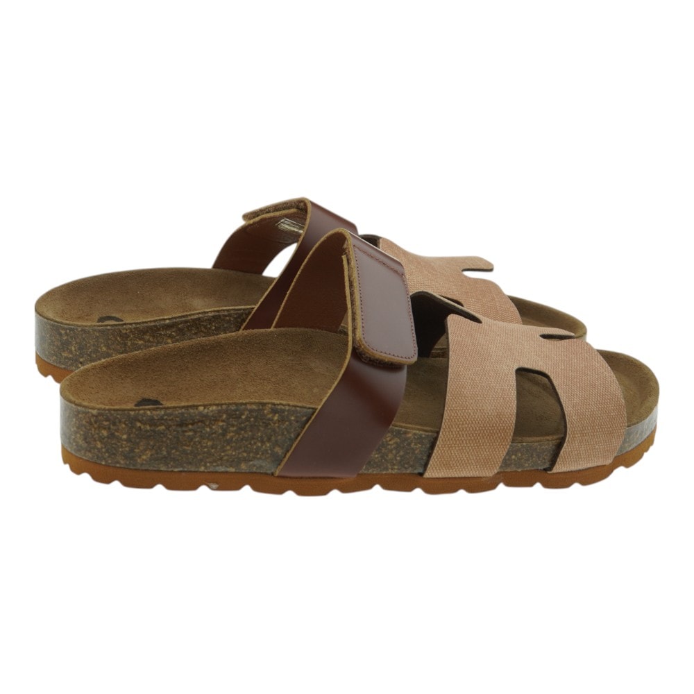Sandalias planas marrones mujer Go Woman cómodas foto 4