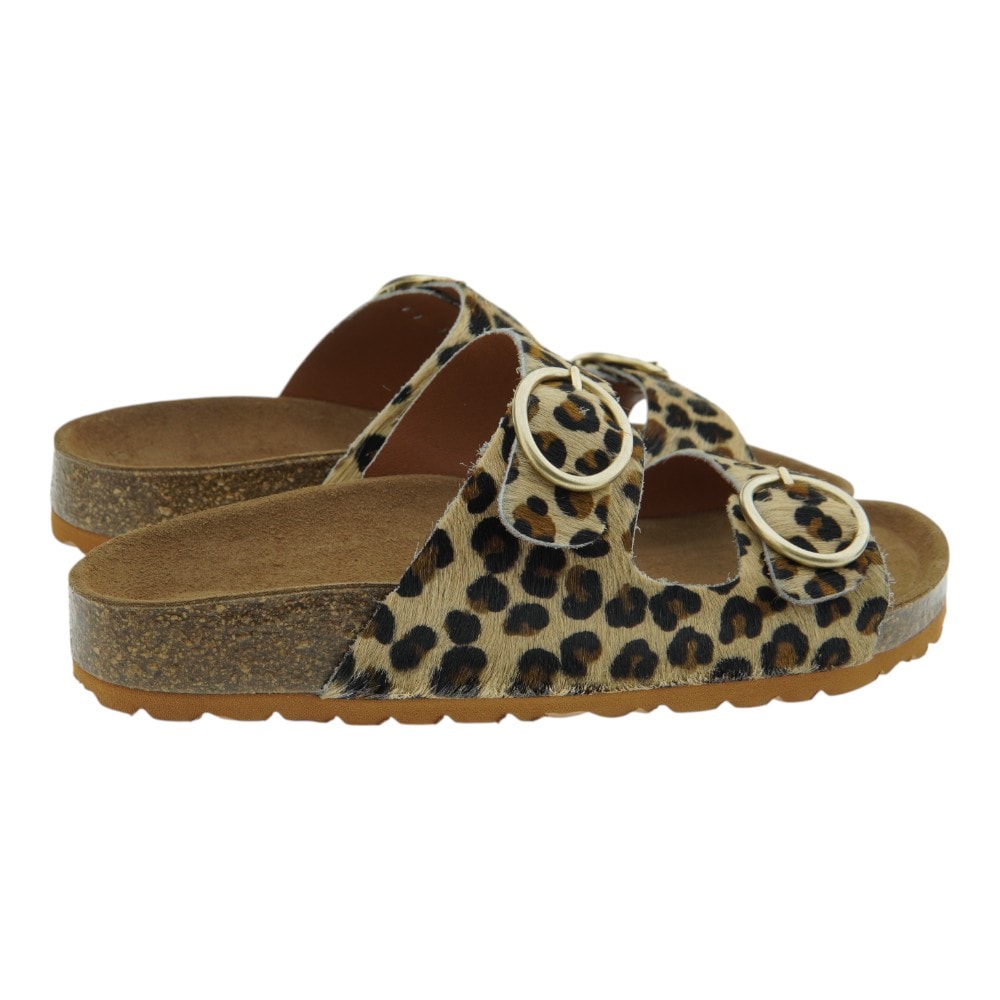Sandalias planas leopardo mujer Carrilé Woman foto 4