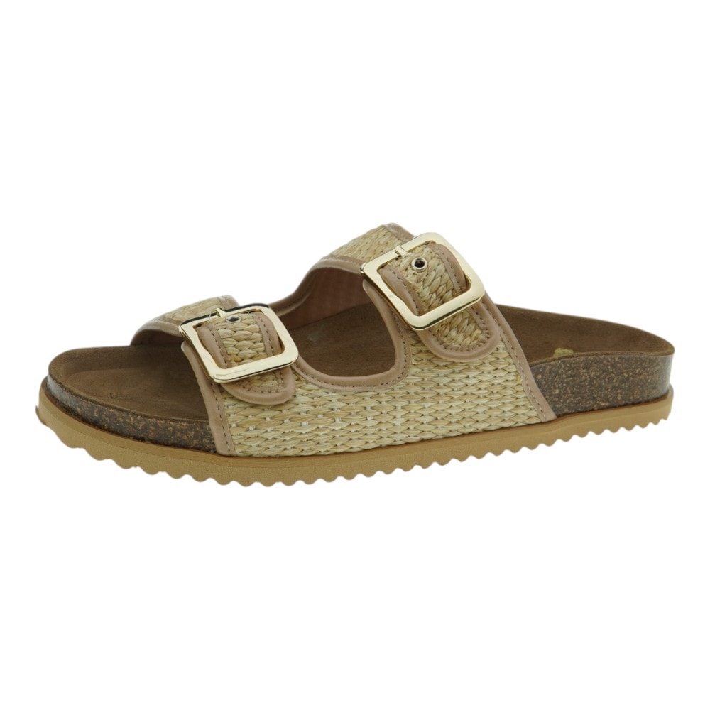 Sandalias planas mujer con hebillas Tiziana foto 3