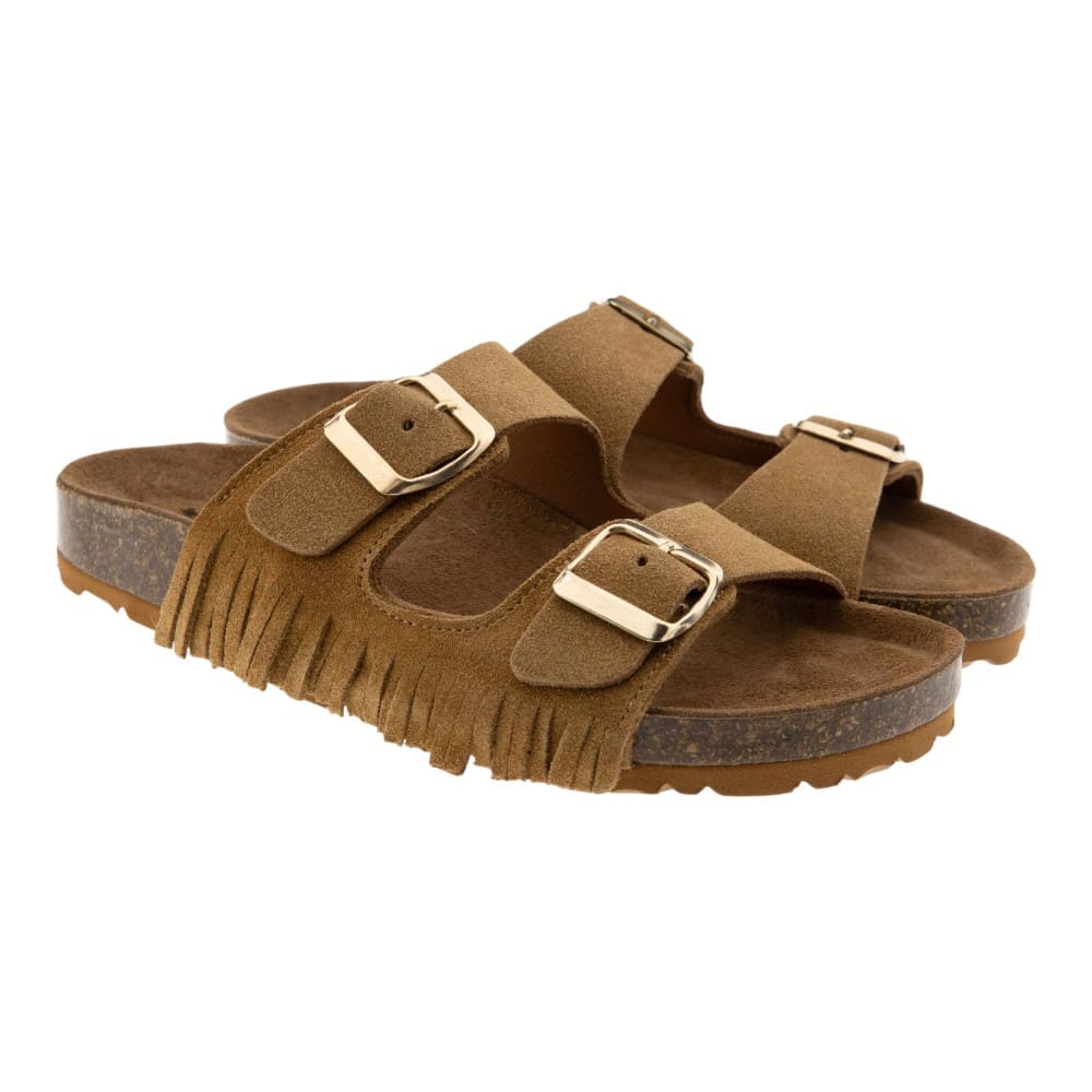 Sandalias anatómicas dos hebillas flecos Go Woman 95