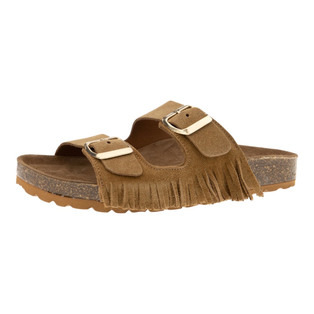 Sandalias anatómicas dos hebillas y flecos Go Woman foto 3