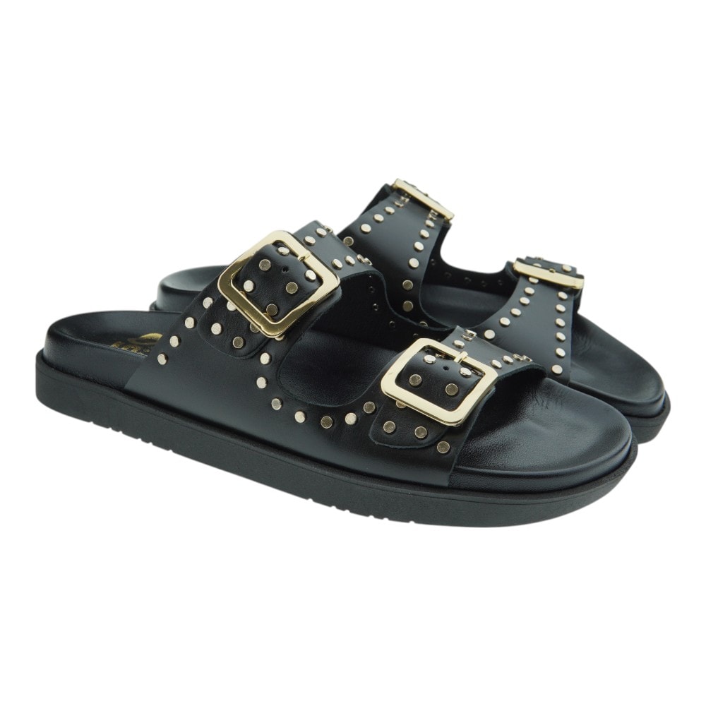 Sandalias negras tachuelas Go Woman 960 M