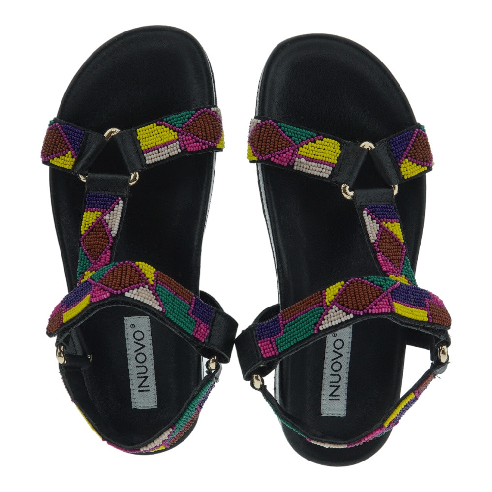 Sandalia bio velcro abalorios Inuovo 963007 foto 2