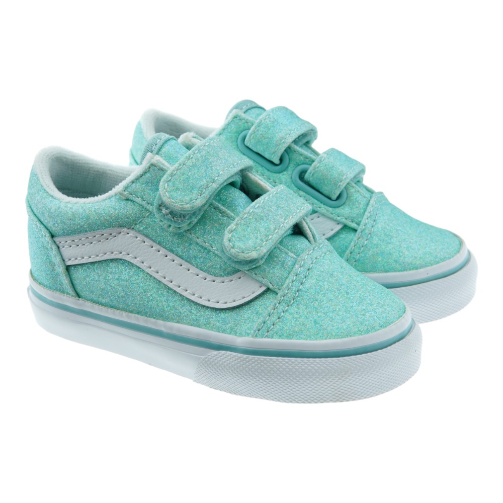 Zapatillas Vans Agua Marina Brillante Niña Old Skool V