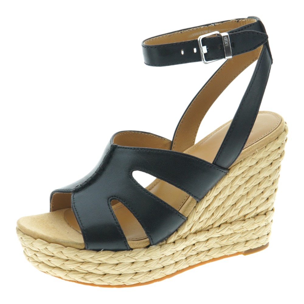 Alpargatas piel cuña y plataforma pulsera Ugg W Careena foto 3