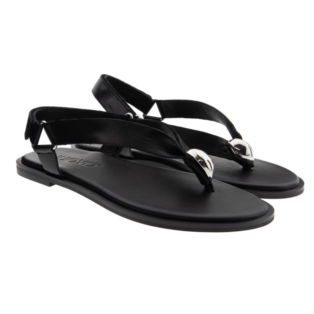 Sandalias piel dedo adorno Inuovo A34012