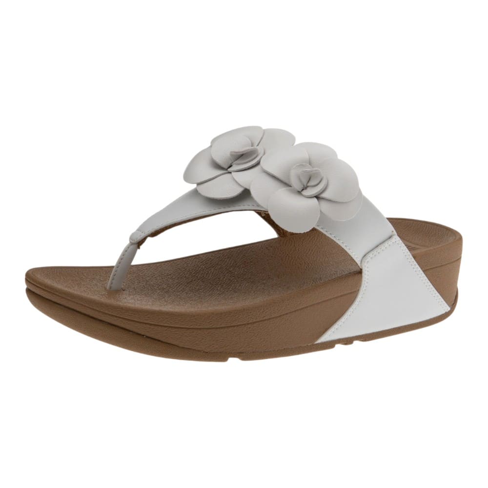Sandalias blancas dedo cuña Fit Flop foto 3