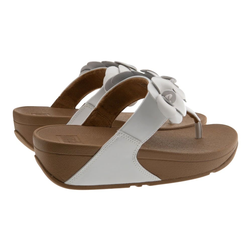 Sandalias blancas dedo cuña Fit Flop foto 4