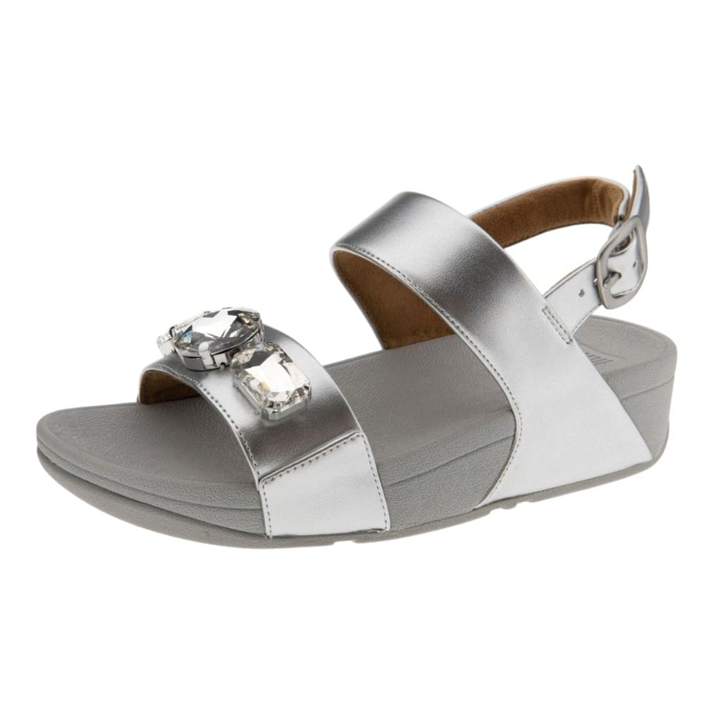 Fit Flop sandalias metalizadas piedras plataforma foto 3