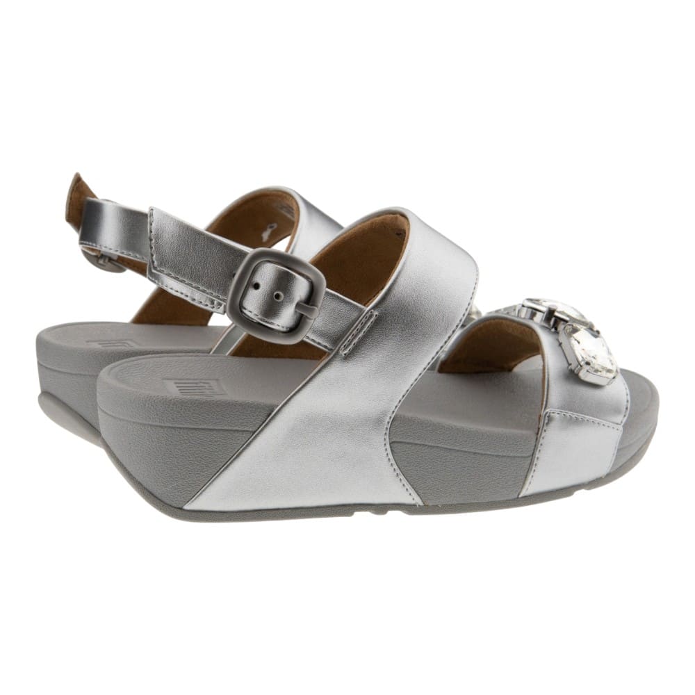 Fit Flop sandalias metalizadas piedras plataforma foto 4