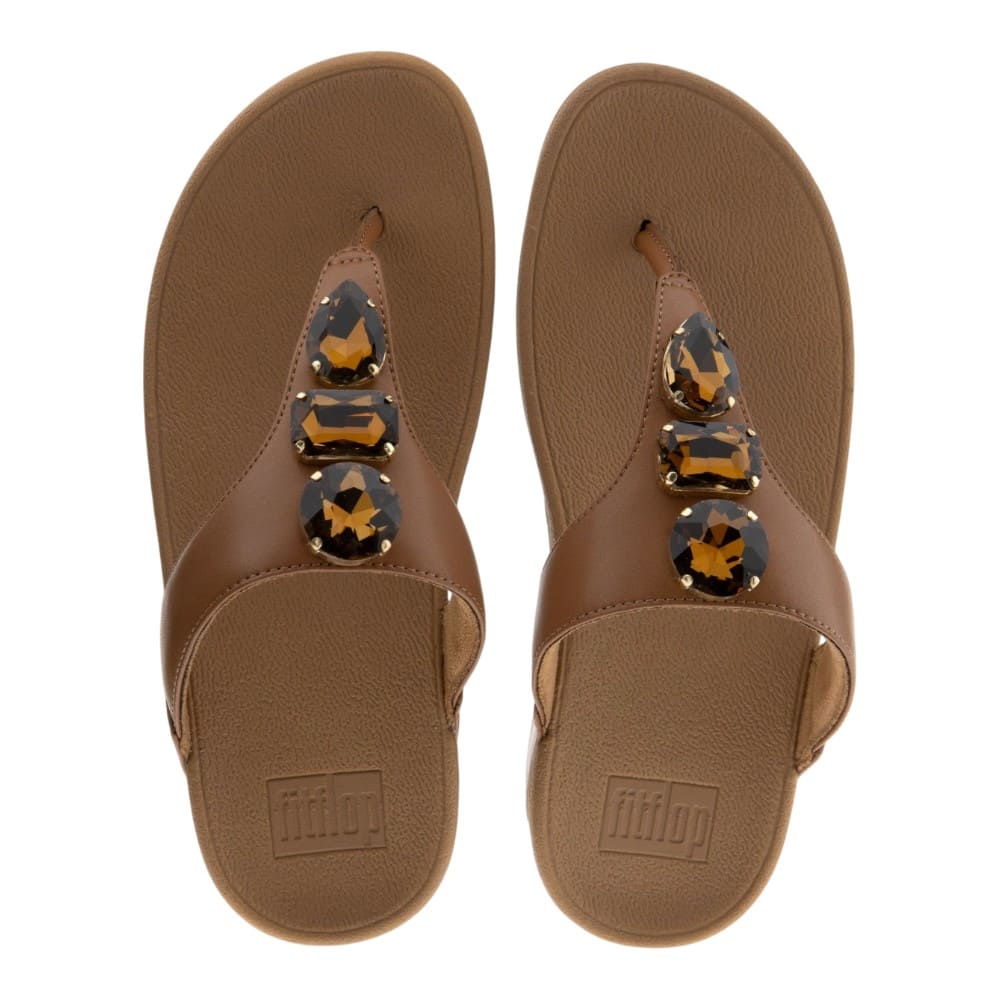 Sandalias piel Fit Flop dedo piedras foto 2