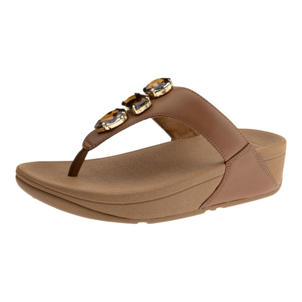 Sandalias piel Fit Flop dedo piedras foto 3