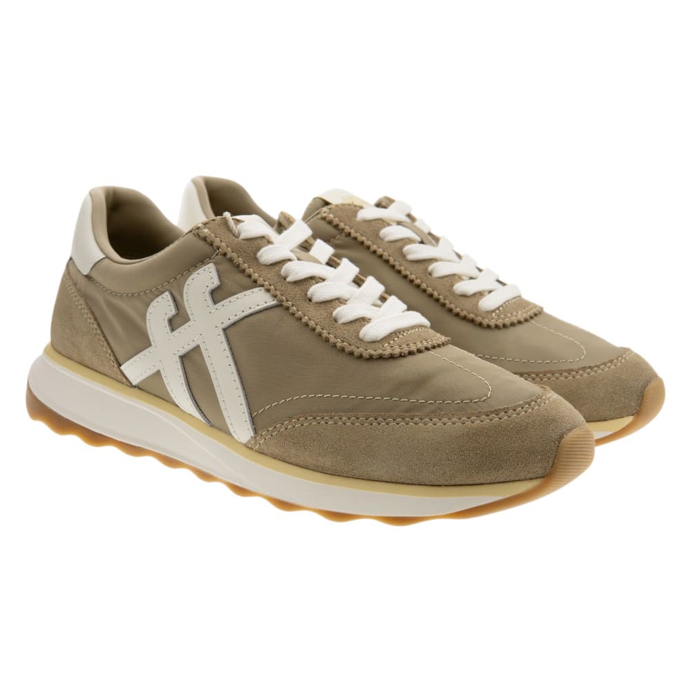 Zapatillas sneakers casual cuero ante y nylon Fit Flop A5P-E08