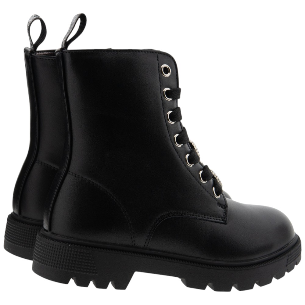 Botas militares niña adornos cordones Asso | Carrilé foto 4