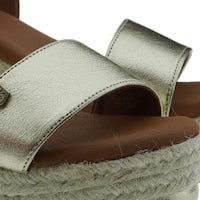 Comprar Sandalias Cuña Popa Arambol Oro | Carrile.es foto 7