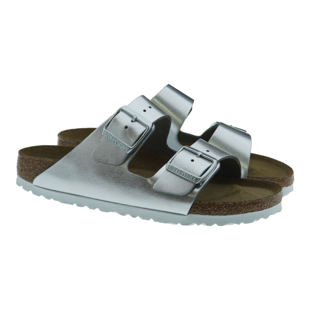 Sandalia bio metalizada hebillas Birkenstock Arizona NL SBF