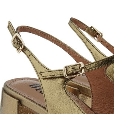 Zapatos destalonados Bibilou dorado | Elegancia y comodidad foto 4