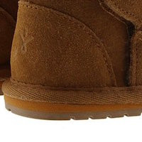 Botitas pelo bebé en piel nobuck con cierre velcro | Emu foto 7