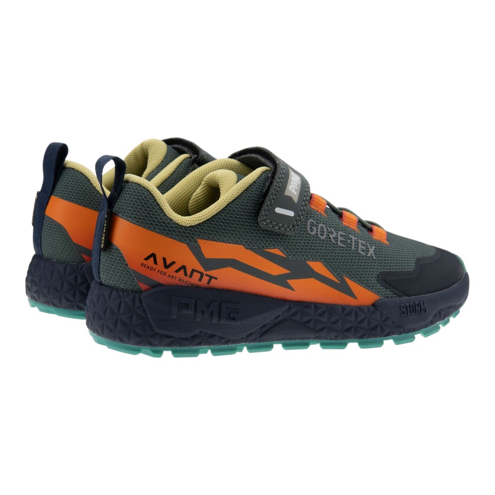 Zapatillas Goretex niño velcro kaki Primigi foto 4